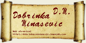 Dobrinka Minašević vizit kartica